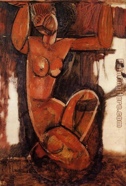 Amedeo Modigliani Caryatid 1
